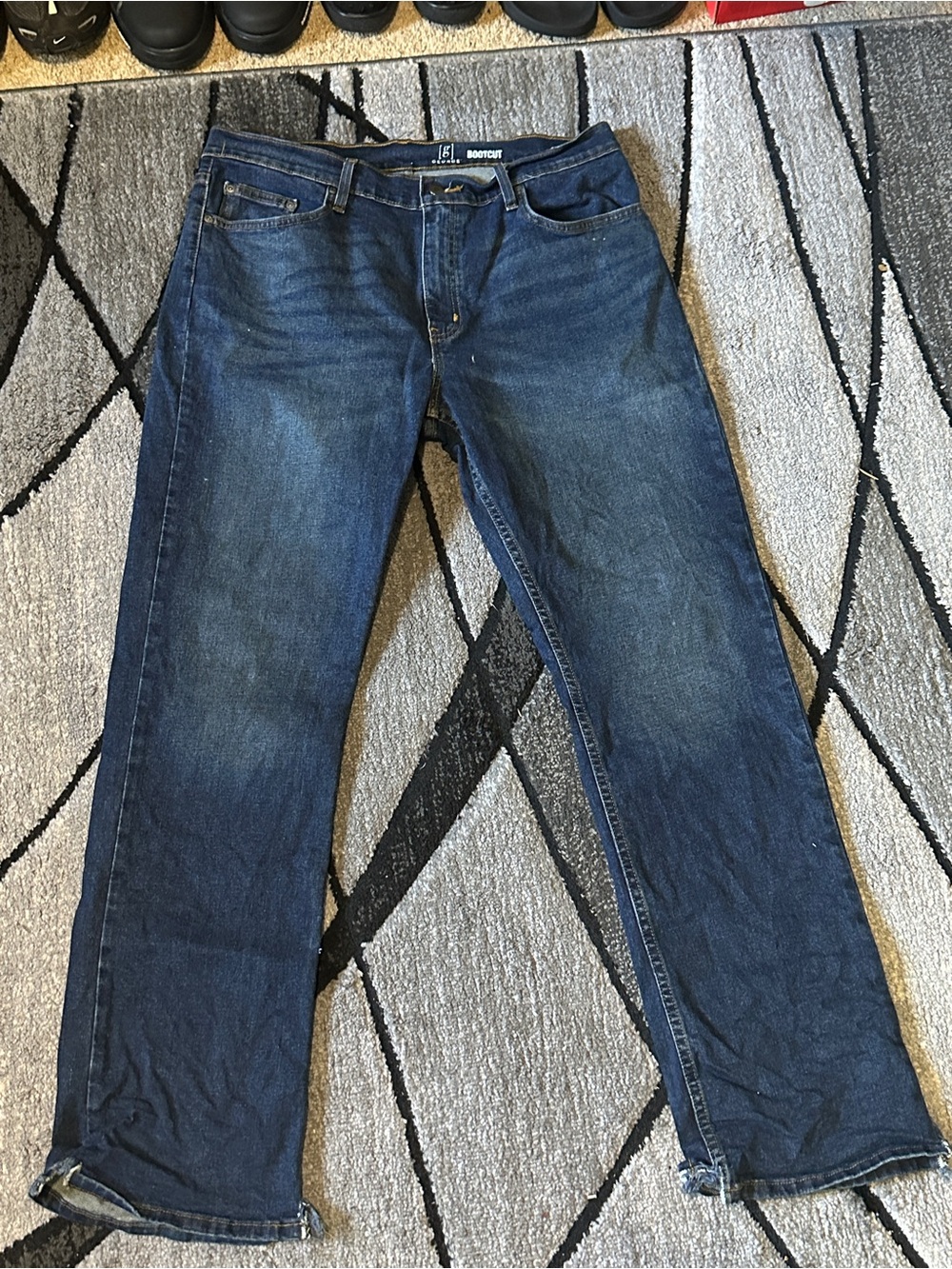 George Dark Blue Men's Bootcut Jeans